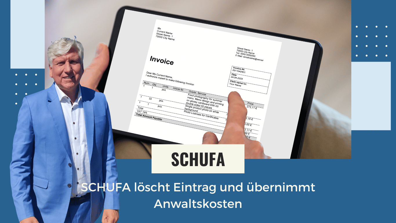 SCHUFA löscht Eintrag und übernimmt Anwaltskosten - Dr Thomas Schulte