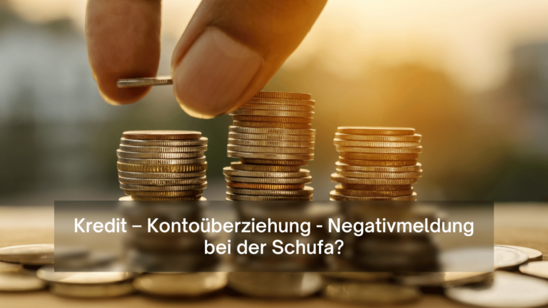 Kredit – Kontoüberziehung - Negativmeldung bei der Schufa - Dr Thomas Schulte