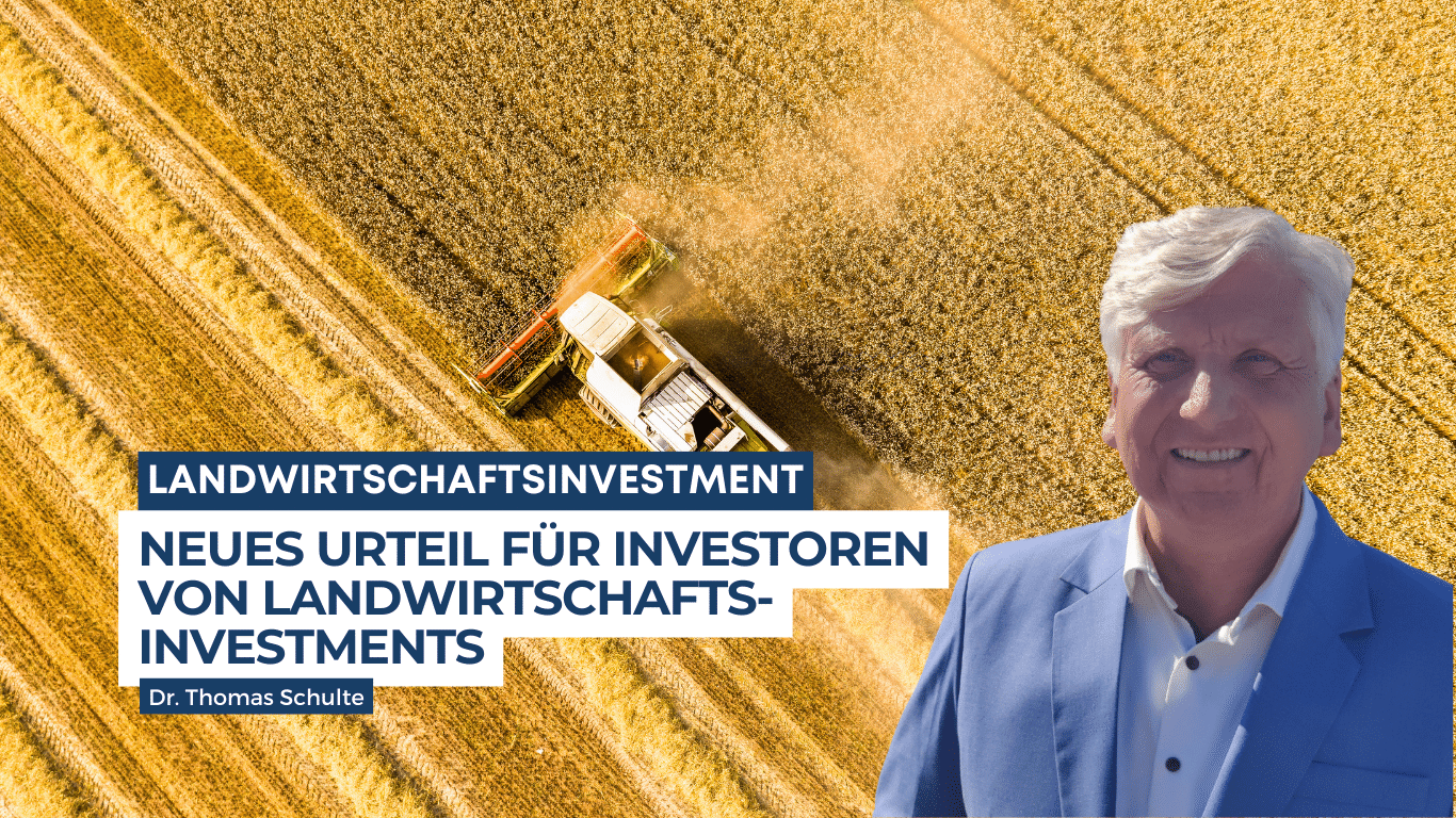 Dr Thomas Schulte - Landwirtschaftsinvestments