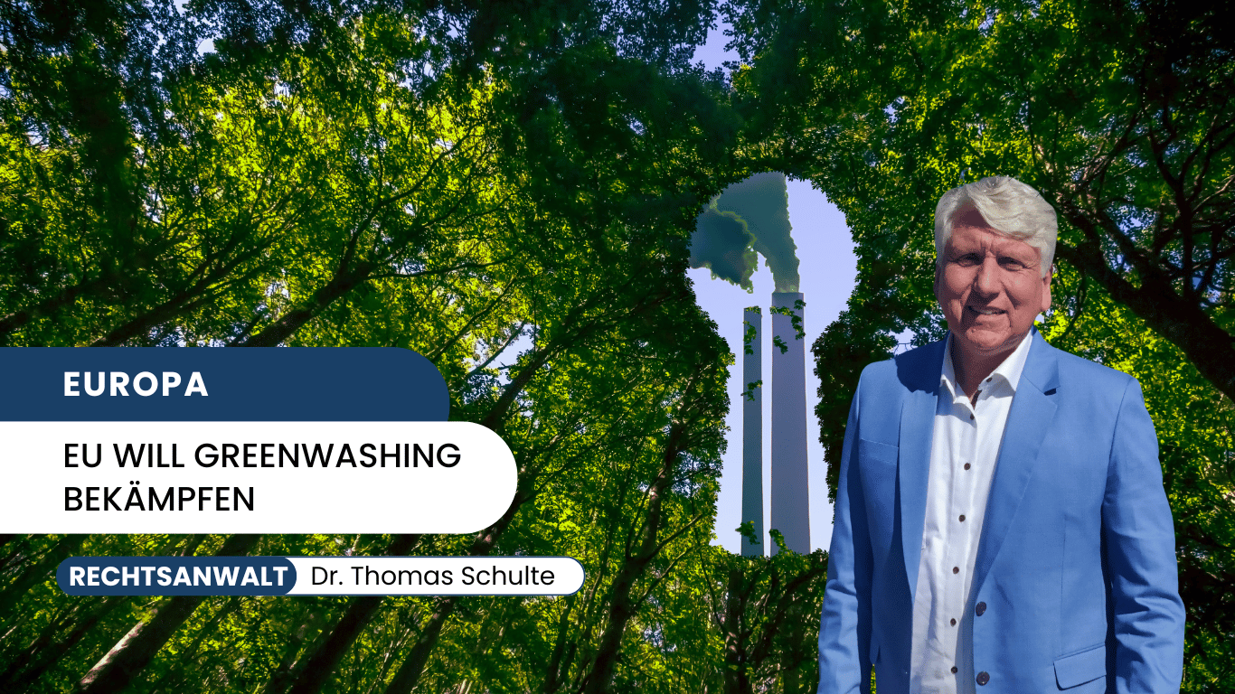 Greenwashing in der EU - Dr. Thomas Schulte
