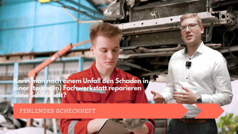 Kann man nach einem Unfall den Schaden in einer (teureren) Fachwerkstatt reparieren, wenn das Fahrzeug nicht scheckheftgepflegt ist - Valentin Schulte